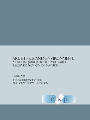 cover image of Art, Ethics and Environment